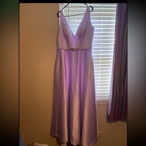 Lilac bridesmaid dress